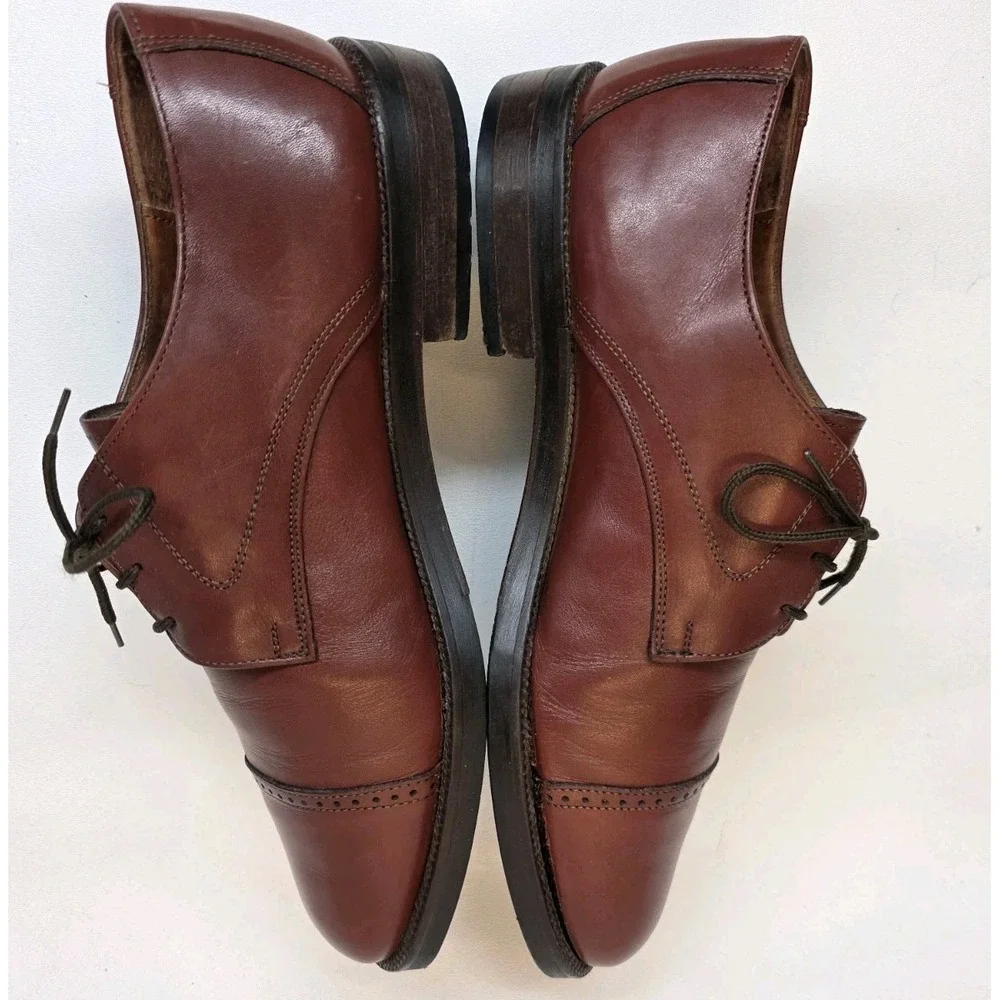 Vintage Mens Russell & Bromley Size EU 42 US 8 Leather Oxford Dress Shoes